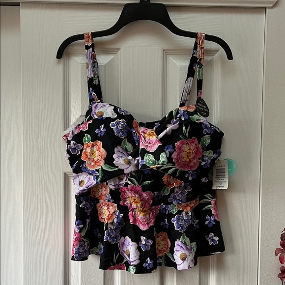 Torrid Other - NWT Beach, Summer, Floral, Colorful Torrid Tankini